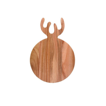 بين سيرفي لوح تقطيع عالي الجودة بنمط قرن الغزال بني 38×26سم CB57838A 1قطعة