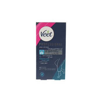 Veet Professional Cold Wax Strips for Sensitive Skin 40 Pieces