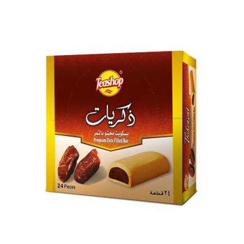 تيشوب ذكريات محشو بالتمر 24*19 جرام