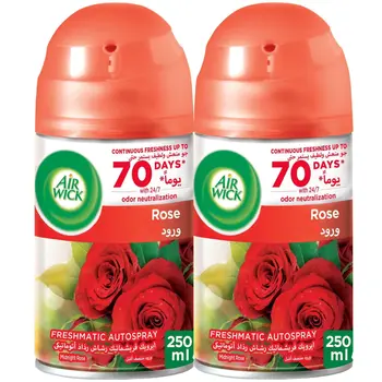 اير ويك فريشماتيك ماكس إعادة تعبئة ورد منتصف الليل 2 × 250مل