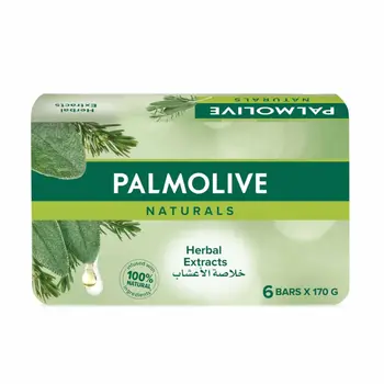 Palmolive Naturals Herbal Extracts Bar Soap 6x170g