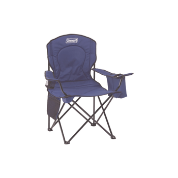 Coleman High-Quality and Durable Folding Camping Chair with Built-In 4-Can Cooler Blue 21.59 x 53.848 x 44.45 cm 2000035685 *(95301) 4.06Kg