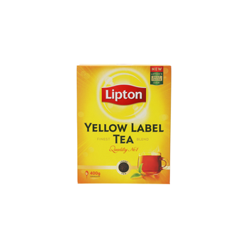 ليبتون شاي أسود العلامة الصفراء 400جرام