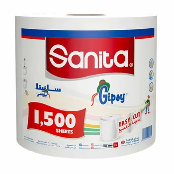 Sanita Gipsy Maxi Roll Easy Cut 1500 Sheets