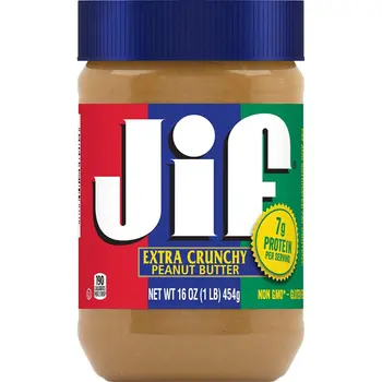Jif Extra Crunchy Peanut Butter 454g