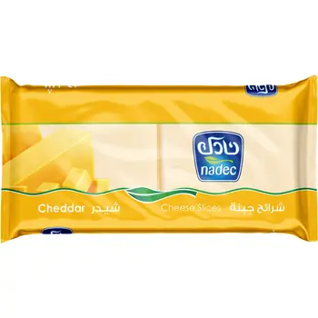 Nadec Cheddar Slice Cheese 400g