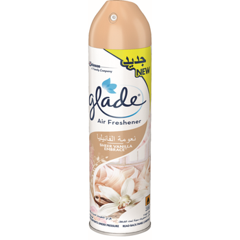 جليد بخاخ معطر جو برائحة نعومة الفانيليا 300 مل