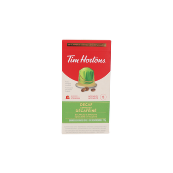 Tim Hortons Decaf Espresso Coffee Capsules 52g