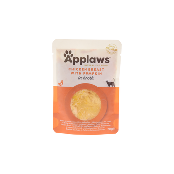 ابلاوز طعام رطب للقطط صدور الدجاج مع اليقط في المرق 70 جم