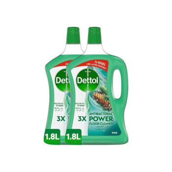 Dettol Antibacterial Pine Floor Cleaner 2x1.8L
