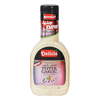 Delicio Spicy Pepper Garlic Dressing 267ml