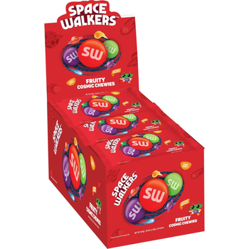 سبيس وللكر حبات الحلوى الطرية المضغية بنكهة الفواكه مغلفة بغلاف سكري ملون 24×35جرام