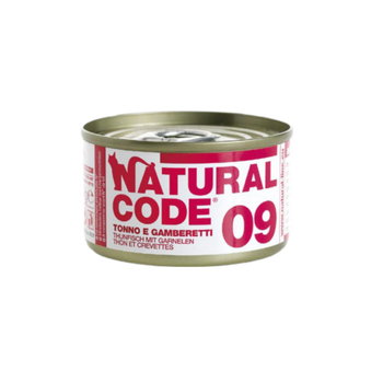 Natural Code Wet Food for Adult Cats with Tuna & Shrimp 85g