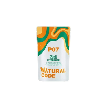 Natural Code Wet Cat Food with Chicken, Beef & Vegetables 70g