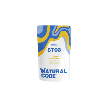 Natural Code Wet Food for Sterilized Cats with Tuna & Quinoa 70g