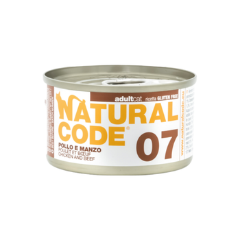 Natural Code Wet Food For Cats With Chicken And Beef 85g