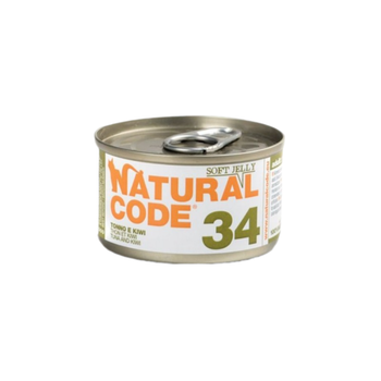 Natural Code Wet Food for Adult Cats with Tuna and Kiwi 85g