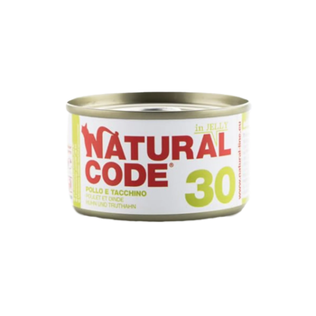 Natural Code Wet Food for Adult Cats with Chicken and Turkey 85g