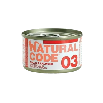 Natural Code Wet Food for Adult Cats with Chicken & Salmon 85g