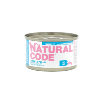 Natural Code Baby Cat Wet Food for Kittens with Chicken & Tuna 85g