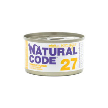 Natural Code Wet Food for Adult Cats with Tuna and Surimi 85g