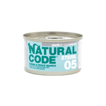 Natural Code Wet Food for Adult Cats with Tuna & Sea Bass 85g