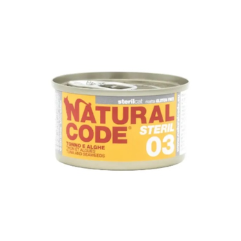 Natural Code Wet Food for Sterilized Cats with Tuna & Seaweed 85g