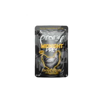 برامي ميدنايت بري طعام رطب للقطط بالدجاج في المرق 80جرام