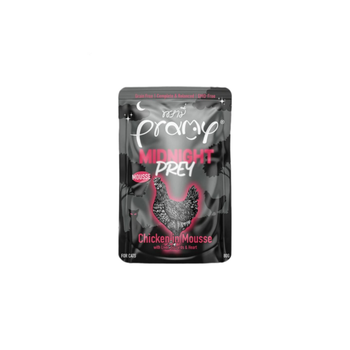 برامي ميدنايت بري طعام رطب للقطط موس الدجاج 80جرام