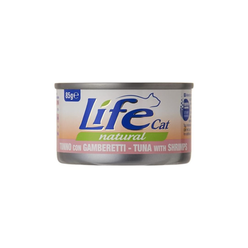 Life Cat Natural Tuna & Shrimp Wet Food 24x85g
