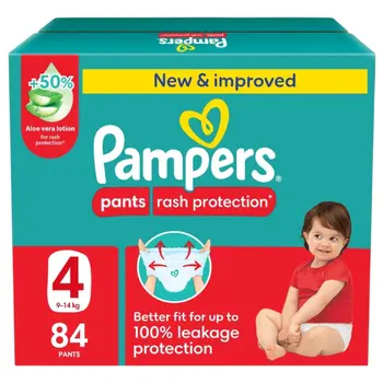 Pampers Diaper Pants Aloe Vera, 9-14kg 84 Pieces