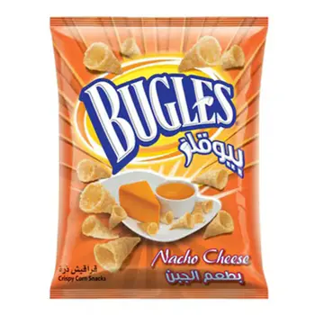 بيوجلز وجبة خفيفة بنكهة جبن الناتشو 18×125جرام