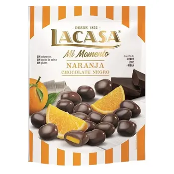 Lacasa Dark Chocolate With Orange 125g