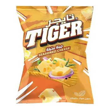 تايجر رقائق بطاطس جبنة متبلة 115جرام