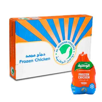 الوطنية للدواجن، دجاج مجمد، 10×1كيلو