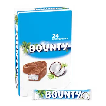 باونتي لوح شوكولاتة الحليب بجوز الهند، 24×57جرام
