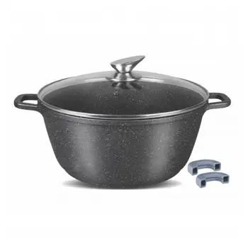 Home Way Marble Aluminum Non-Stick Pot 40cm