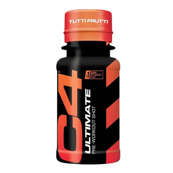 C4 Energy Drink Shot Tutti Frutti Red Flavor 60Ml