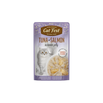 Cat Fest Tuna And Salmon Wet Cat Food In Jelly 70g