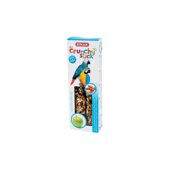 Zolux Crunchy Sticks Large Parrot Treats With Peanut & Apple 115g