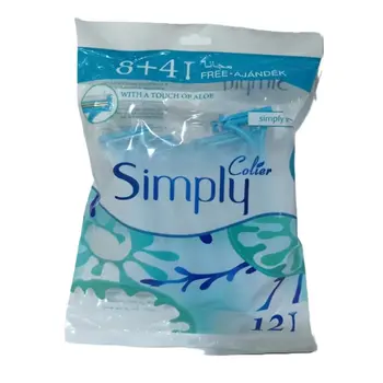 Colier Simply Razor Blades Simply Smooth 12Pieces