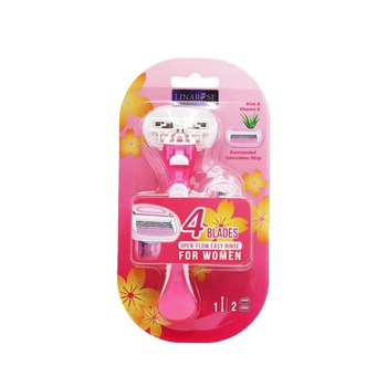 Linarose 4 Blades Aloe& Vitamin E 1Piece