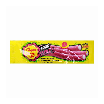 Chupa Chups Mixed Fruit Sour Tubes Candy 24g