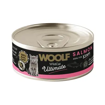 Wolf For Kittens Salmon Pâté Complete Wet Food Wolf 85g