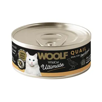 Wolf Quail Meat Pâté Wet Food For Neutered Or Adult Cats 85g