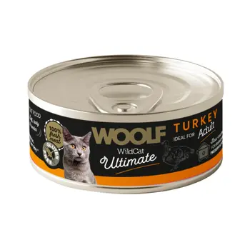 Wolf Turkey Pâté Wet Food For Adult Cats 85g