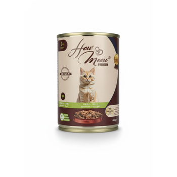 هاو مياو طعام قطط بريميوم بلحم الضأن 400جرام
