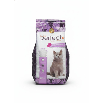 بيرفكت بريميوم رمل قطط برائحة بودرة الأطفال 5لتر