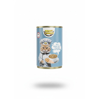 هامي يامي طعام قطط دجاج وديك رومي صوص 400جرام