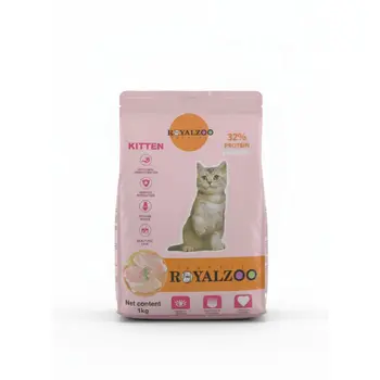 رويال زو بسكويت قطط صغيرة بالدجاج 1كيلو